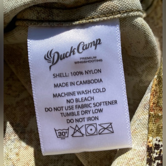 NWT Duck Camp Midland 2.0 Camo Camouflage Button Up Shirt Men’s Size XL Tall - Picture 3 of 10